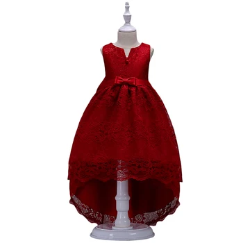

BAOHULU Summer Dress Tutu Lace Sleeveless Long Dress for Girl 2-13 Years Birthday Wedding Vestidos Baby Baptism Costume 5 Colors