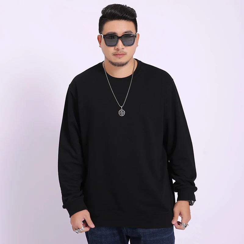 

plus size 8XL 7XL 6XL Spring Long Sleeve T Shirt Men brand clothing quality Slim Fit Men Casual Long T Shirts Long-Sleeve men
