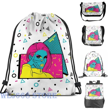 

Funny graphic print shoulder Bags women Katya Zamo Single shoulder backpack travel for men Gym Bag