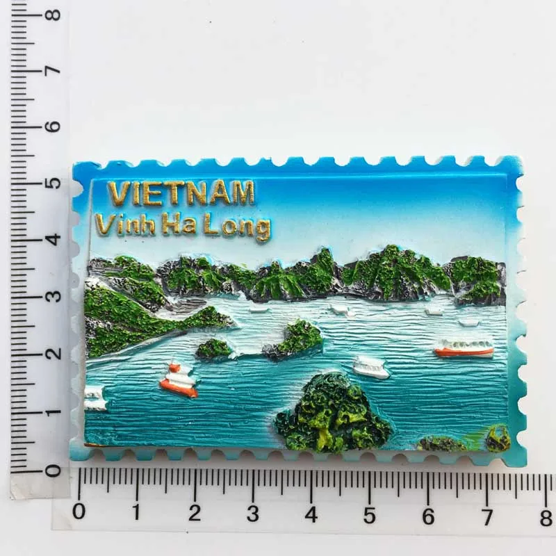 Vietnam Halong Bay рисунок на холодильник стикер креативный Пейзаж холодильник магнитный сувенир кухонное украшение для дома оптом