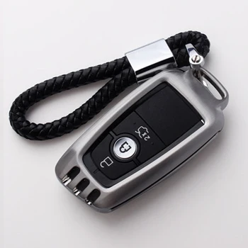 

Remote Key Shell Car-Covers Case Bag Car-Styling for Ford Mondeo 2017 Zinc Alloy+Leather Automobiles Auto parts Car Accessories