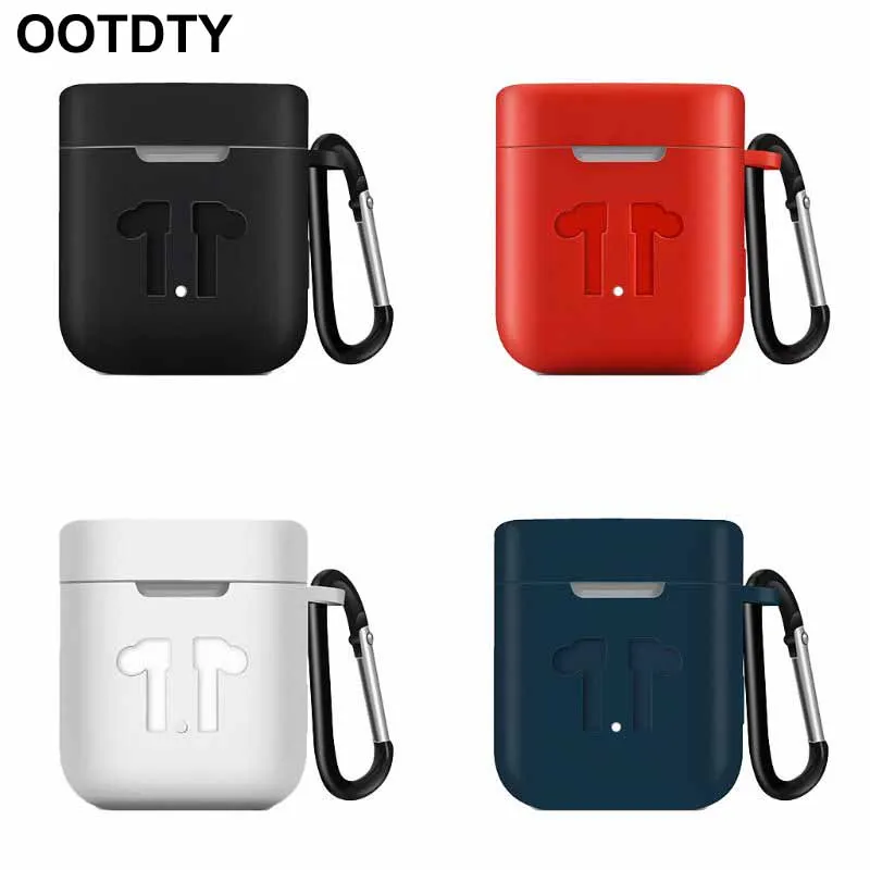

Protective Cover Soft Silicone Skin Charging Box Case Dustproof for Xiaomi Wireless Bluetooth Earphones Air