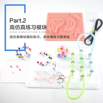 

Laparoscopic suture training education equipment 3D suture module wear beads/clamp ball/traction/clamp model