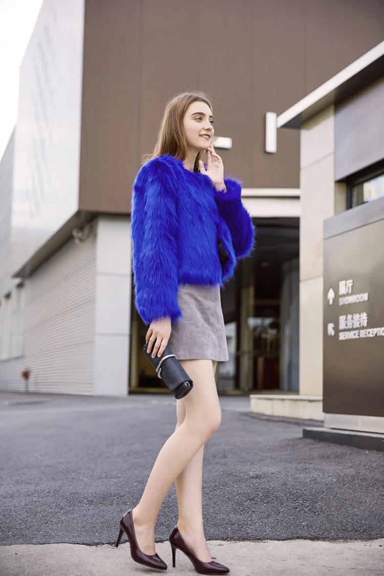 ヨーロッパとアメリカの新ファッション秋 冬服の女性の毛皮のようなコートレディースフェイクファーコート Faux Fur Aliexpress