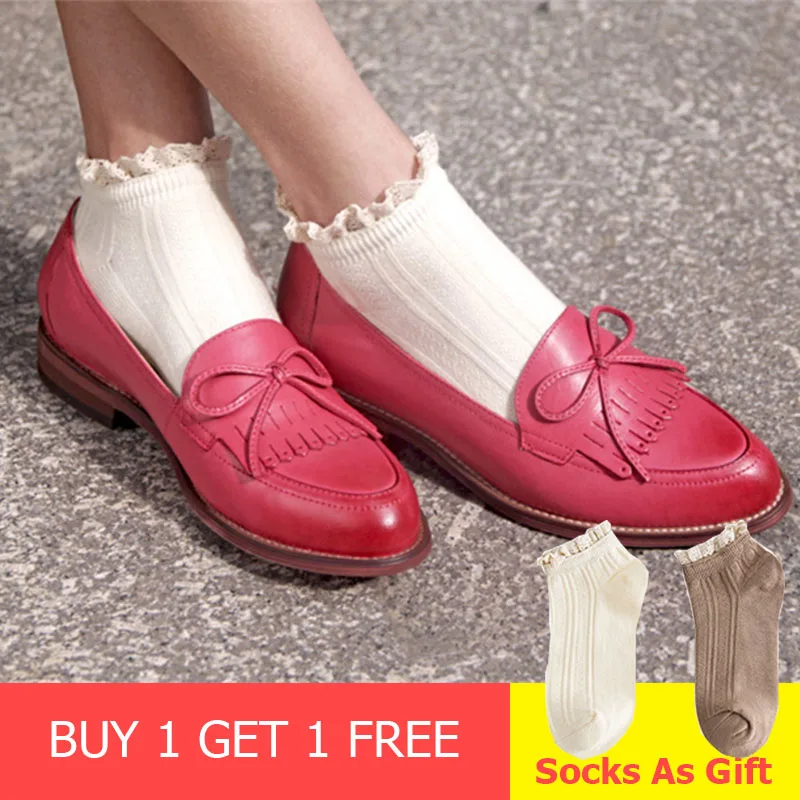 

Women flat shoes 2019 genuine leather round toe flats platform brogues ladies summer woman gladiator flat rubber sole shoes