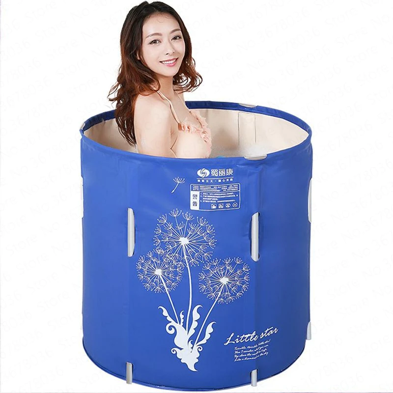 

Bathtub Plastic Drum Detachable Collapsible Adults Home Thickening Children's Family-style Convenient Insulation Body Hot Tub