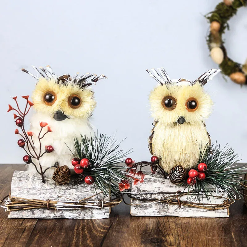 Новогоднее украшение ручной работы конусы из Совы 10 6 дюйма 2 шт.|ornaments for home|ornaments