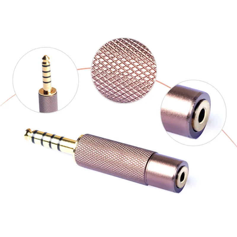 

New Earphone Accessory Metal Conversion Plug 4.4mm 3.5mm Male To 2.5mm Balance Female Adapter For Sony FIIO MP3 MP4 Audio Player