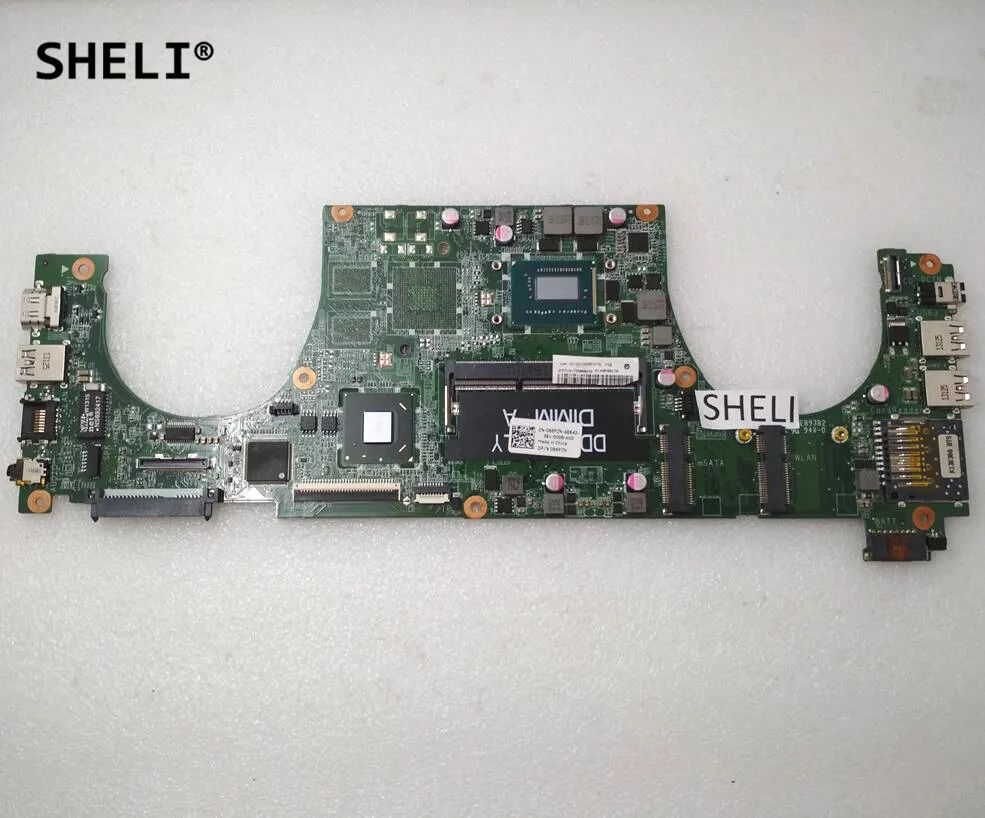 Best Price SHELI For Dell V5460 5460 Motherboard I3-3110M DA0JW8MB6F0 CN-066P2N 066P2N 66P2N notebook pc mainboard DDR3 100% test good