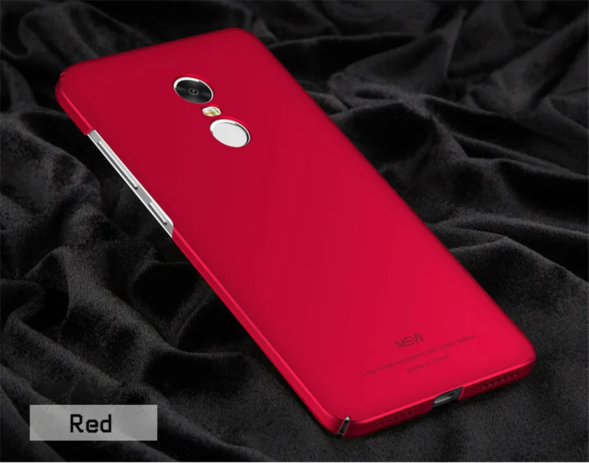 Для Xiaomi Redmi Note 4x Чехол Msvii тонкий матовый чехол для Xiaomi Redmi Note 4 Чехол Xaomi PC чехол для Redmi Note4X чехол s