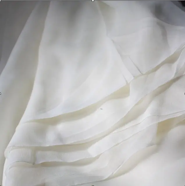 8 мм шелк жоржет ткань шелк тутового шелкопряда ткань 140 см 114 см шириной 35 г/м2 белого цвета 100 метров мелкая G 1