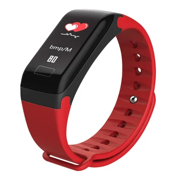 

F1 smart bracelet color screen heart rate blood pressure exercise step waterproof bracelet intelligent step Bluetooth