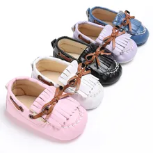 Детская обувь для новорожденных мальчиков и девочек, кожаная кроватка, мягкая подошва, полукеды, дизайн, стильная кожаная резиновая обувь на плоской подошве, детская обувь