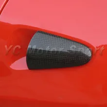 Сухой углеродного волокна дверная ручка крышки подходят для 2010- F458 Italia купе и паук Внешний крышки ручки двери отделка автомобиль-Стайлинг