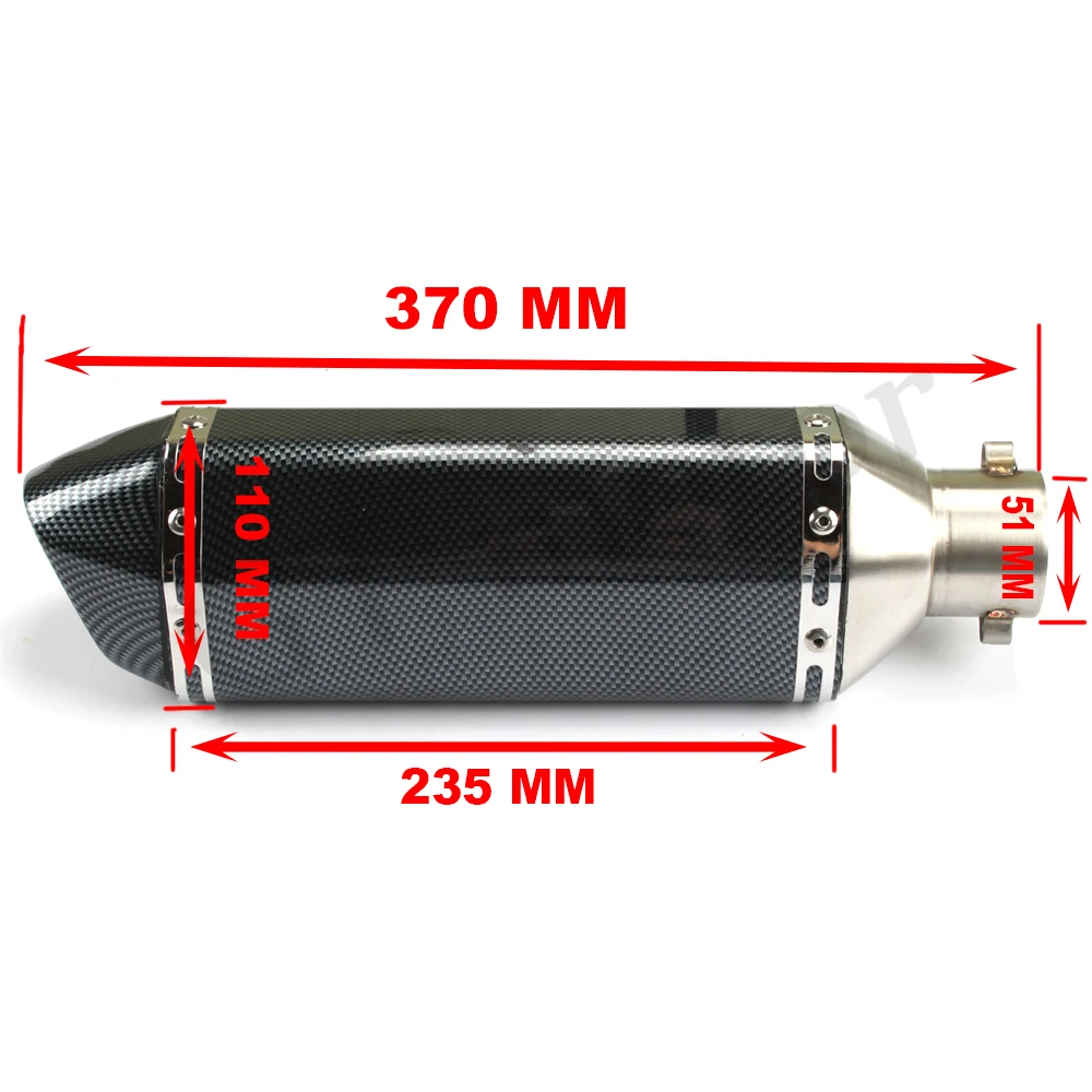 GT глушитель для мотоцикла выхлопная средняя труба и один выпуск YAMAHA R15 2008 2016