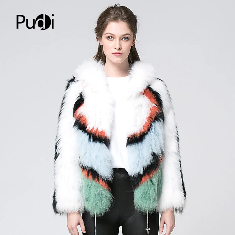 

Aorice CT7029 women Fox fur coat