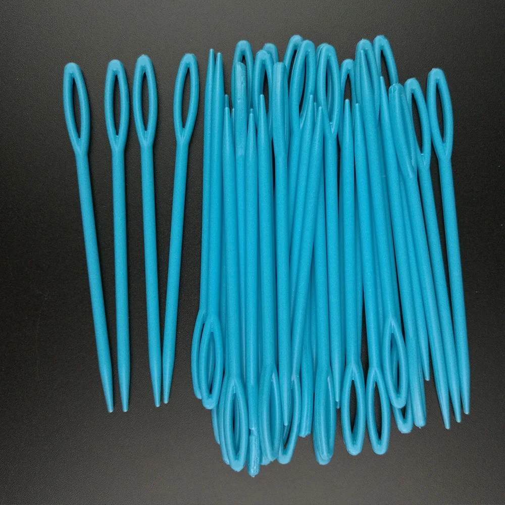 10pcs 15cm Colorful Plastic Large Eye Sewing Embroidery Threading