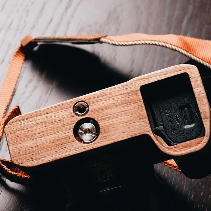 High Quality Handmade Wooden Base Quick Release L Plate / L Bracket fit for Sony A7II A7RII A7SII A7M2