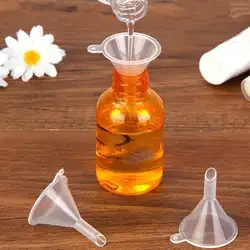 10 шт мини пластиковые отделяющие воронки духи жидкость наполнение пустой бутылка инструмент горячий