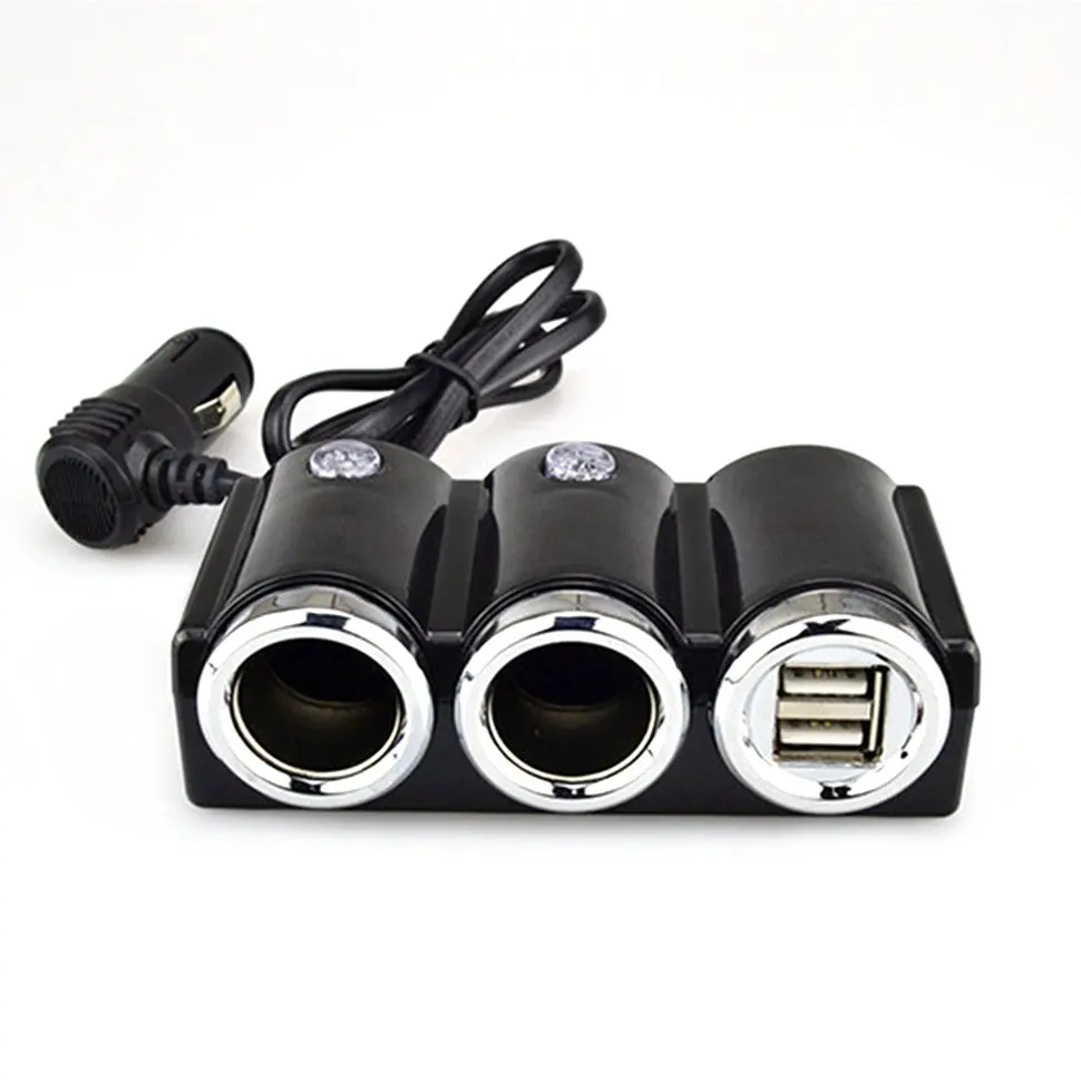 

8pcs Professional One To Two Car Cigarette Lighter Socket Splitter Dual USB