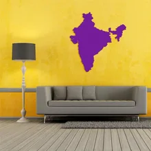 India map Globe Earth Country wall vinyl sticker custom made home decoration fashion design