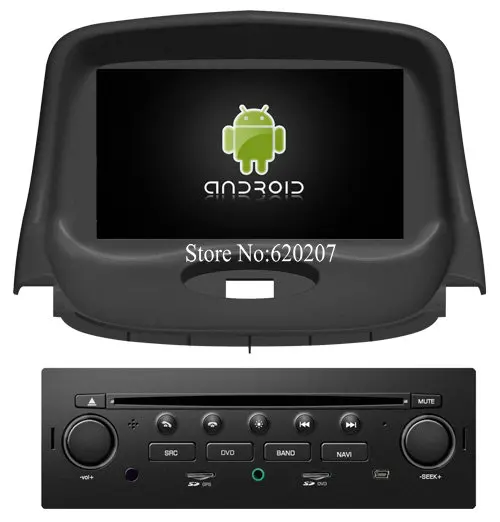 S160 Android 4 4 4 CAR DVD player FOR PEUGEOT 206 car audio stereo Multimedia GPS