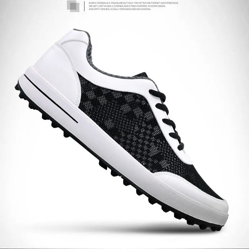 Бренд Pgm Мужская обувь для гольфа из сетчатого материала Мужская дышащая светильник кроссовки для гольфа мягкая вентиляция Pgm спортивная обувь D0349