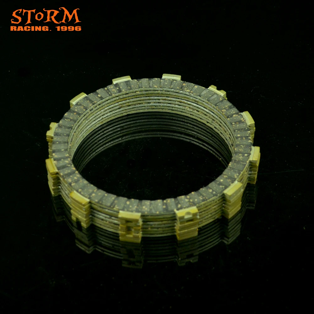 

Motorcycle Clutch Friction Plates Set For HONDA CR250R 90-07 CRF450R 02-10 CRF450X 05-15 CR500R KAWASAKI KLX450R KX450F KXF450