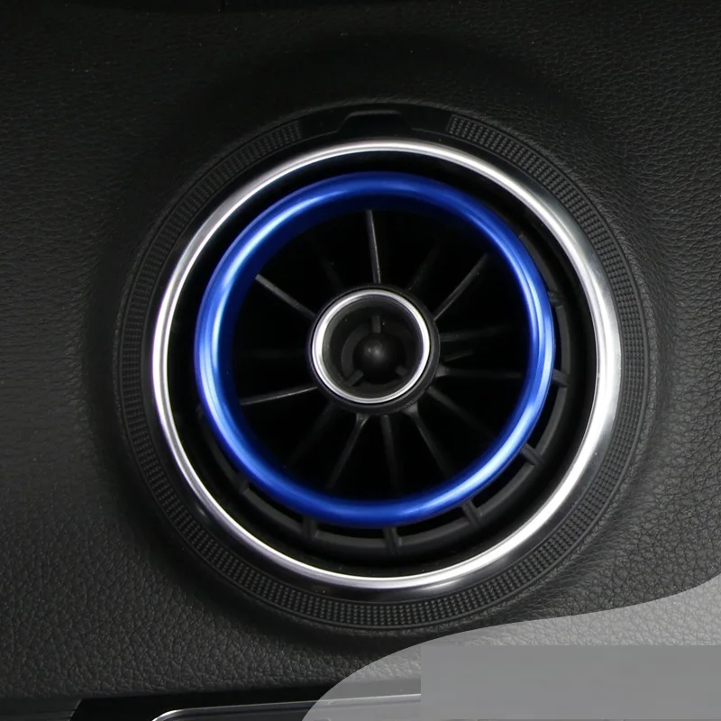 

Automobile Decorative Automovil Air Conditioner Ignition Interior Fashion Covers Car Styling Sticker Strip 18 19 FOR Audi A3