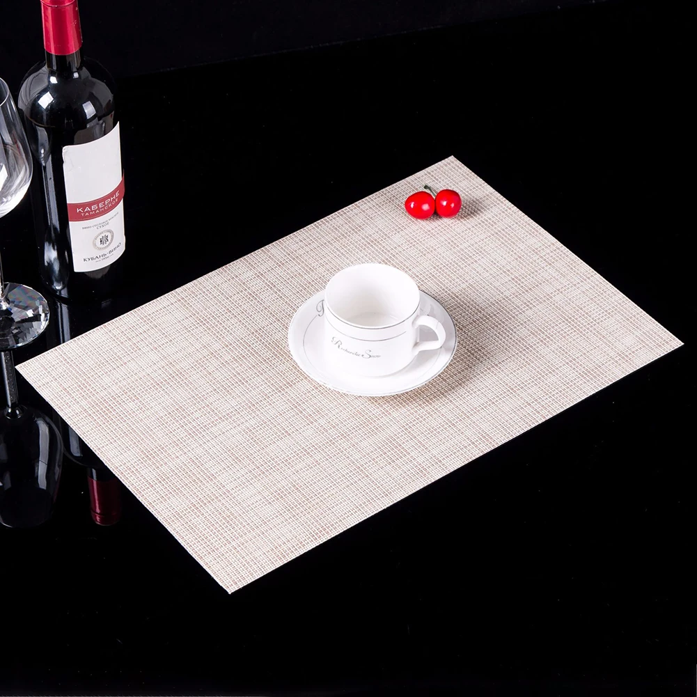 5 قطعة المفارش الحرارة مقاومة طاولة طعام مكان الحصير المضادة للانزلاق المطبخ الجدول الحصير الكمال أنيق الحديثة المفارش
