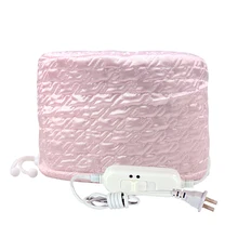Electric heating cap evaporation cap hair care inverted film home baked oil hat hair coloring cap pink second paragraph