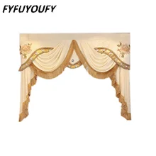 Decorazione Mantovana Europeo di lusso elegante Ricamato tenda e Mantovana può(China)