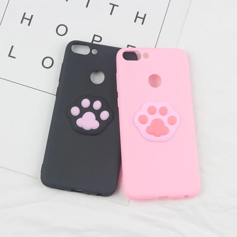 3D милый чехол для ног LG G3 mini G4 Stylus G4C G5 SE G6 Plus G7 Fit One G8 ThinQ Stylo 4 Foot Cartoon Мягкий ТПУ