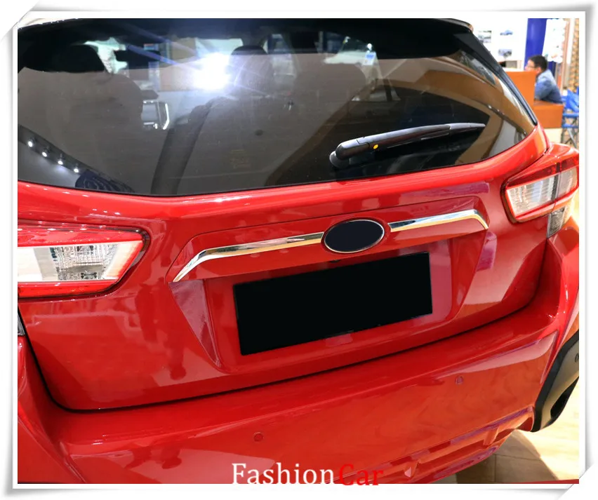 Для Subaru XV 5 дверей 2 шт./компл. ABS Хромированная Задняя Крышка багажника Газа отделка гарнир стайлинга автомобилей