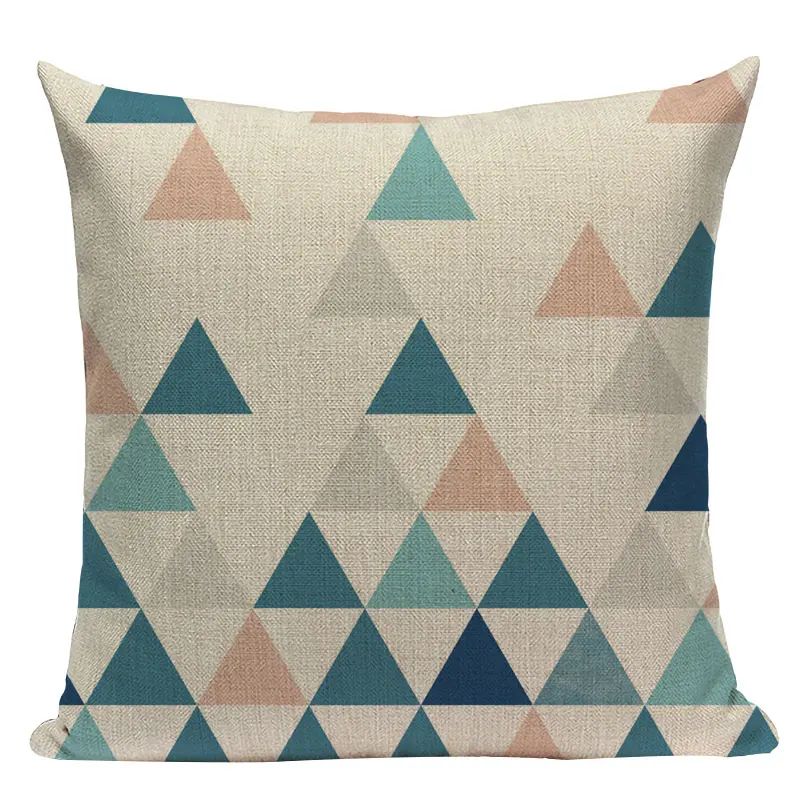 Housse de coussin scandinave vert - 23 design minimalistes au choix 4 L318-(11)