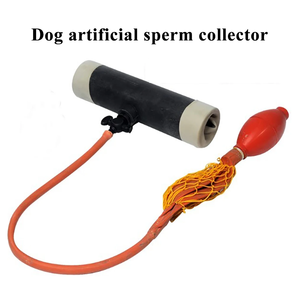 one set dog sperm collection kit device semen collector artificial