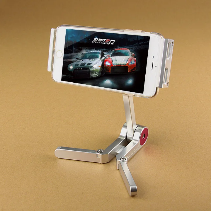 

E.T Dragon Tactical Aluminum iPhone Holder Universal Foldable Stand Holder Suitable for All Kinds of Tablet PC OS33-0097