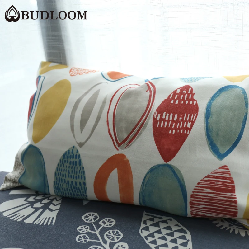 

Budloom big dot cushions cover square colorful endless pillowcase modern style pillows covers lovely home decor