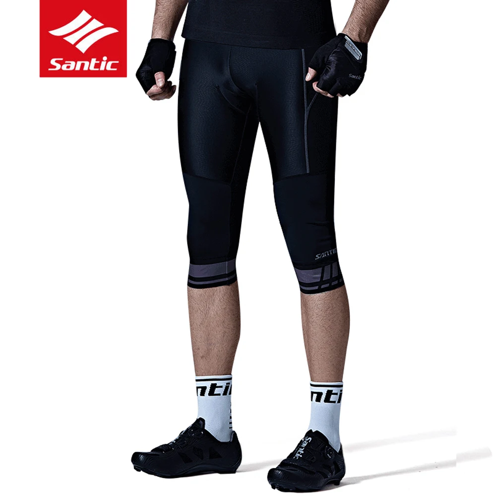 Santic Mens Cycling Shorts Coolmax 4D Padded Quick Dry MTB Road