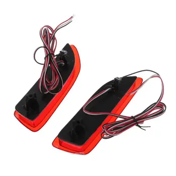 

New 1 Pair Vehicle Car Rear Bumper Lights LED Reflector Brake Stop Signal Running Lamp Bulb For Toyota Corolla for Lexus CT200h