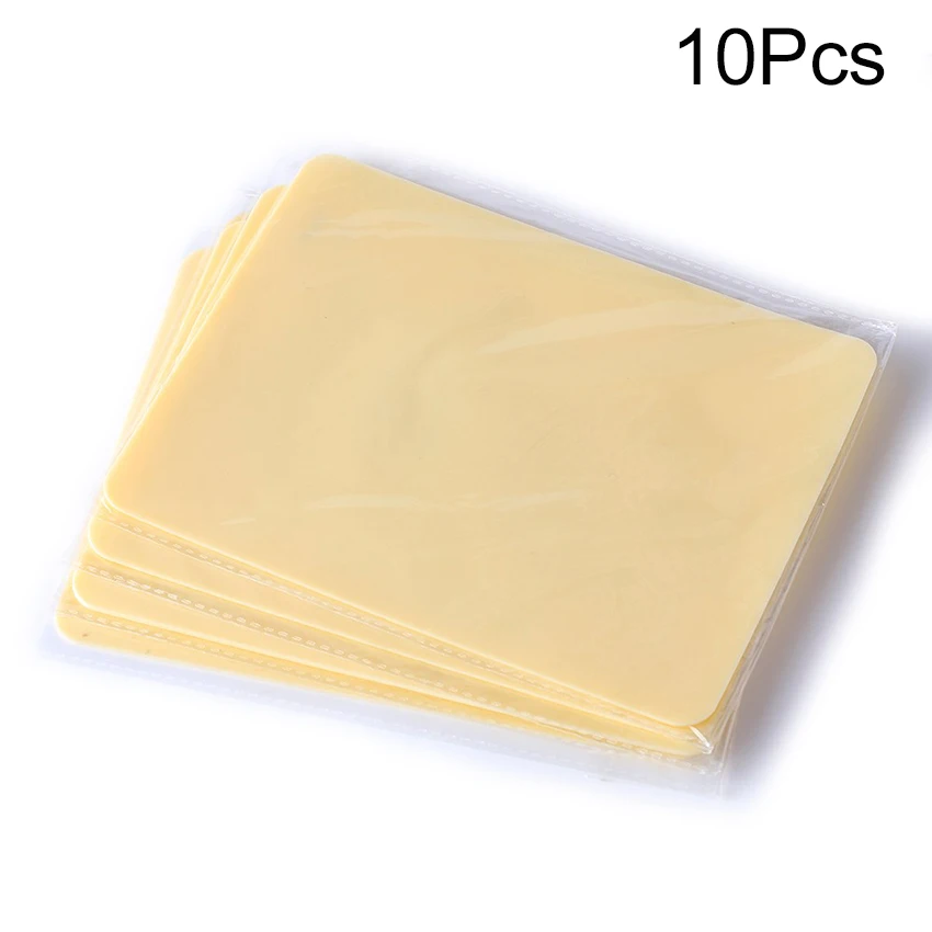 

10Pcs Pro Environmental Silicone Artificial Blank Tattoo Practice Skin Sheet Double Side Use for Beginners Tattoo Accessories