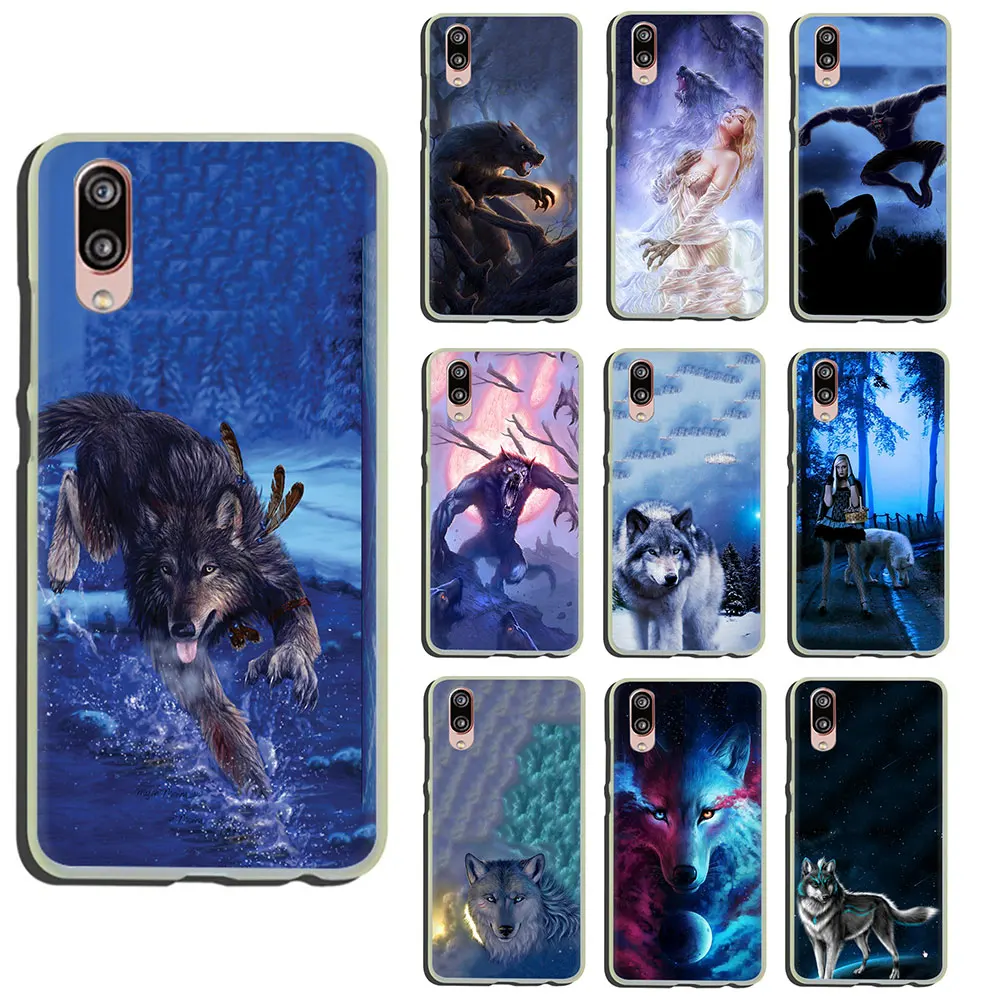 

run with the Pack Wolf Hard Phone Case for Huawei P8 P9 P10 Plus P20 Lite Mini 2016 2017 Pro P smart 2019