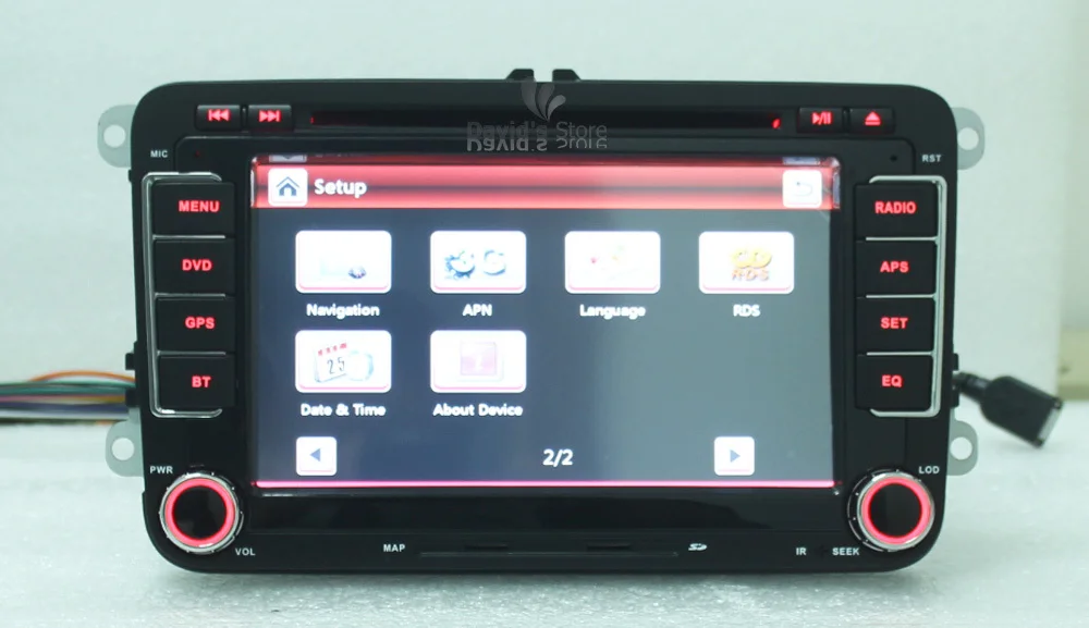7inchs Car Navigation for Volkswagen with Built-in Canbus 13