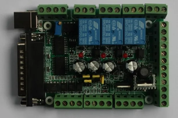 4 осевой интерфейс с ЧПУ MACH3 для управления шаговым двигателем|breakout board|cnc mach3mach3