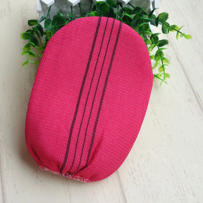 viscose exfoliating mitt