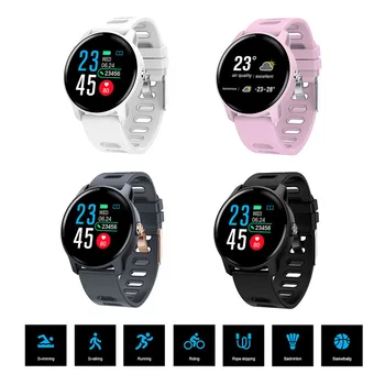 

Smart Watch S08 IP68 Waterproof Men Fitness Tracker Heart Rate Monitor Smartwatch Women Smartwatch for Android IOS Phones