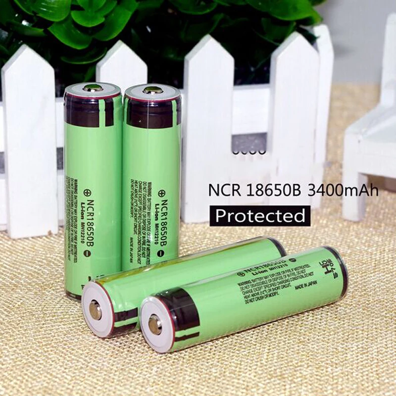High Quality 12 pcs/Lot Protected New Arrived Original NCR18650B 3400mAh 18650 Rechargeable battery with PCB 3.7v for Panasonic |