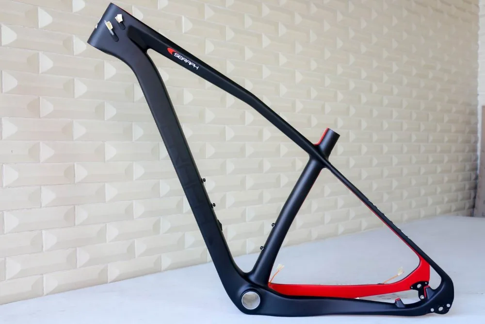 Clearance MTB rigid frame 29er hard tail frame carbon bike mountain bicycle 12x142 thru-axle 1