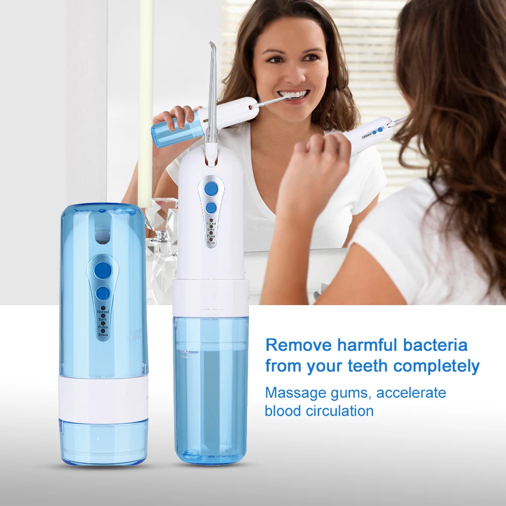 USB Portable Oral Irrigator Dental Water Floss Dental Flosser Teeth ...