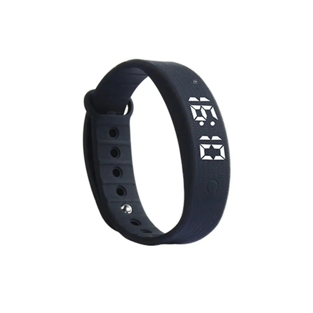 W5S Smart Band светодиодный дисплей спящий монитор Шагомер Браслет будильник водостойкий спортивный браслет